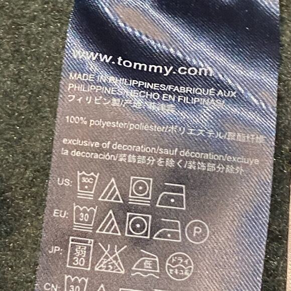 Tommy Hilfiger Mens XXL Dark Green Fleece Full Zip Jacket - Picture 4 of 8